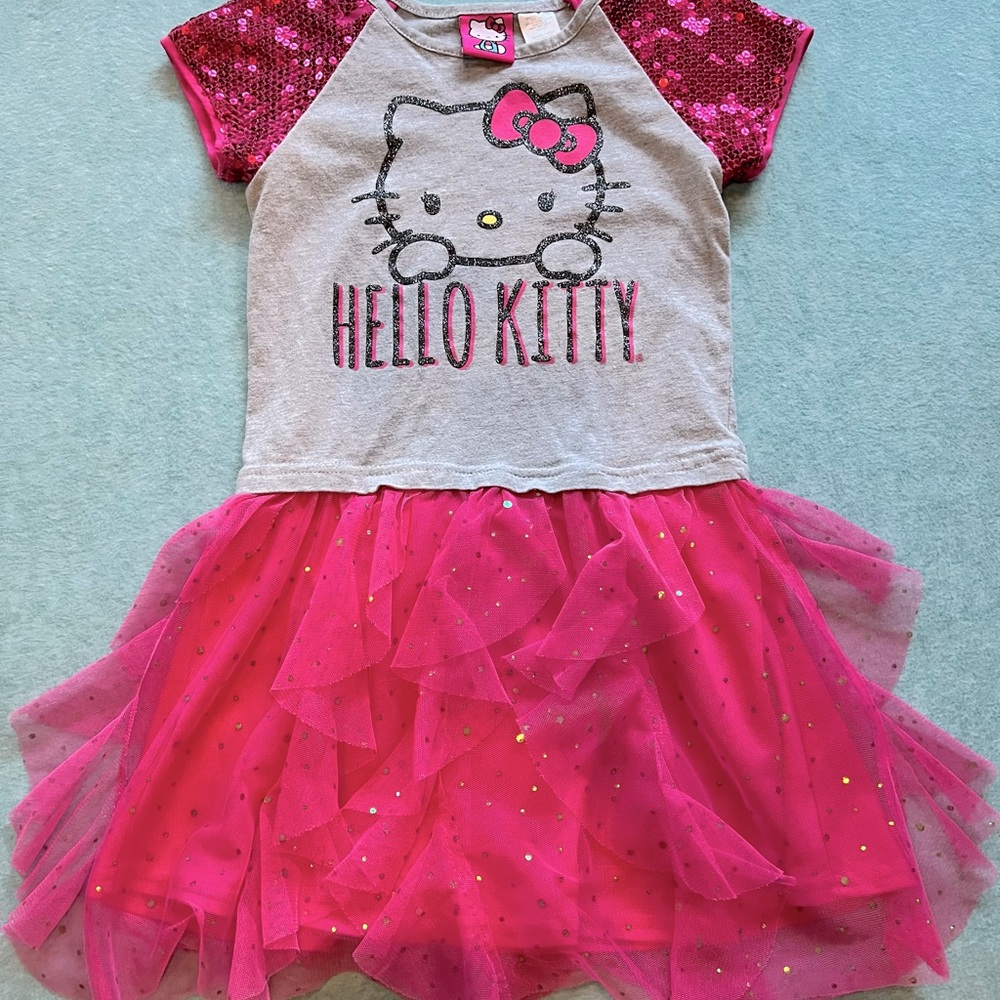 Girls Hello Kitty dress size S/6-6x